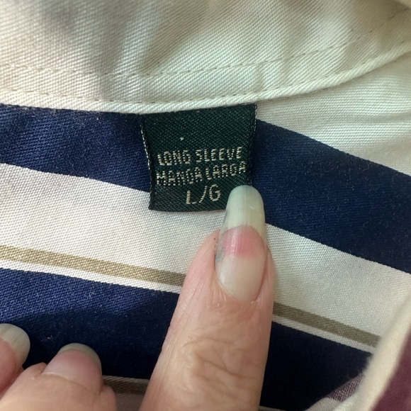 Vintage Loafers Reed St James Mens Button-Down Long Sleeve Shirt SZ LG EUC - Picture 5 of 7